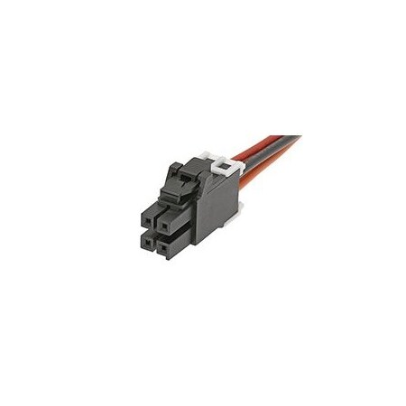Molex Ultrafit 4 Circuit Black 1M 45133-0410